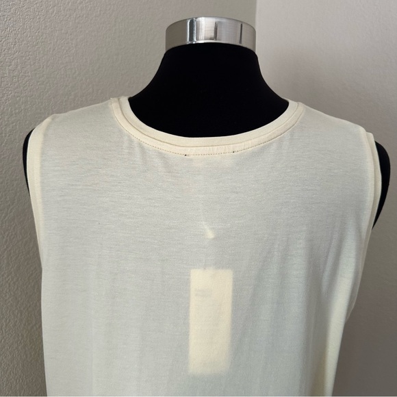 NWT Eileen Fisher Butter Sleeveless Crew Neck Short Shell Tank Top Size XL - Picture 6 of 11